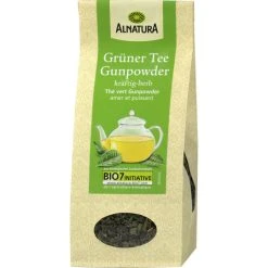 Alnatura Bio Grüner Tee Gunpowder Lose 100G