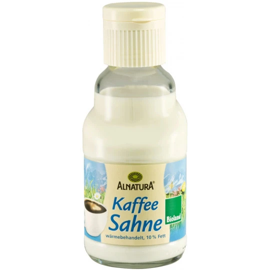 Alnatura Bio Kaffeesahne 10% Fett 165G 1 Alnatura Bio Kaffeesahne 10% Fett 165G