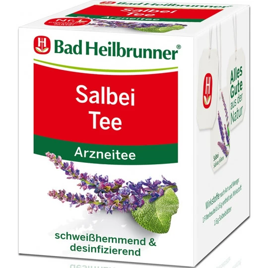 Bad Heilbrunner Salbei Tee 8ST 12,8G 1 Bad Heilbrunner Salbei Tee 8ST 12,8G