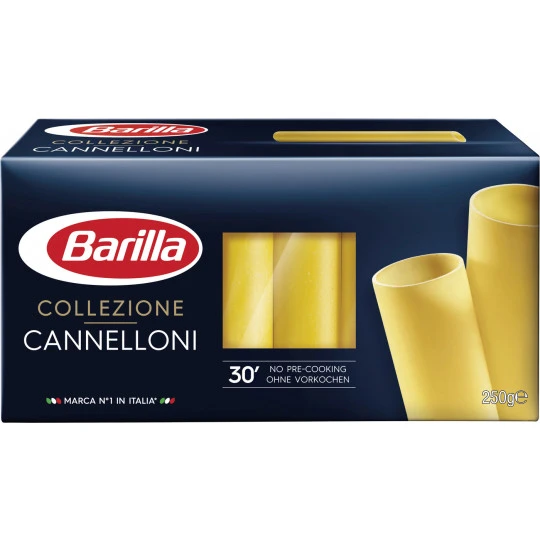 Barilla Nudeln La Collezione Cannelloni 250G 1 Barilla Nudeln La Collezione Cannelloni 250G
