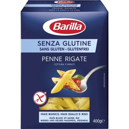 Barilla Nudeln Penne Rigate Glutenfrei 400G 1 Barilla Nudeln Penne Rigate Glutenfrei 400G