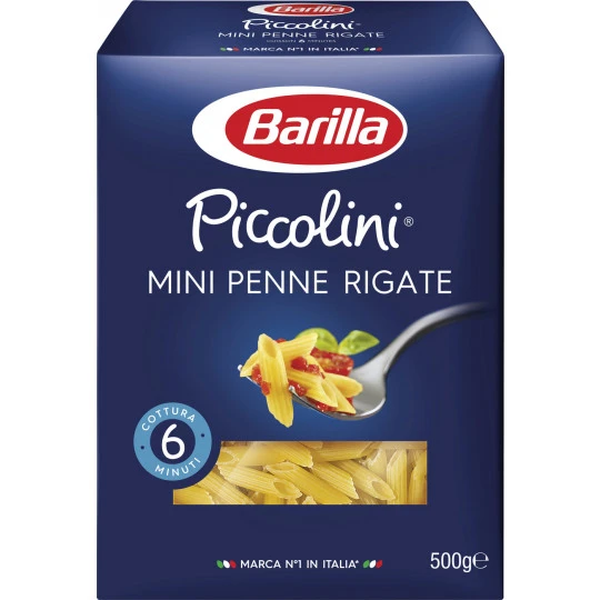 Barilla Nudeln Piccolini Mini Penne Rigate 500G 1 Barilla Nudeln Piccolini Mini Penne Rigate 500G