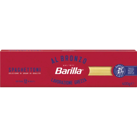 Barilla Spaghettoni Al Bronzo 400G 1 Barilla Spaghettoni Al Bronzo 400G