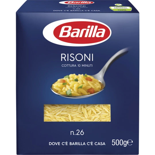 Barilla Risoni 500G 1 Barilla Risoni 500G