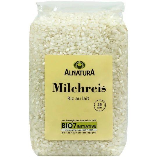 Alnatura Bio Milchreis 500G 1 Alnatura Bio Milchreis 500G