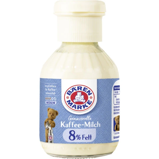 Bärenmarke Genussvolle Kaffee-Milch 8% Fett 170G 1 Bärenmarke Genussvolle Kaffee-Milch 8% Fett 170G