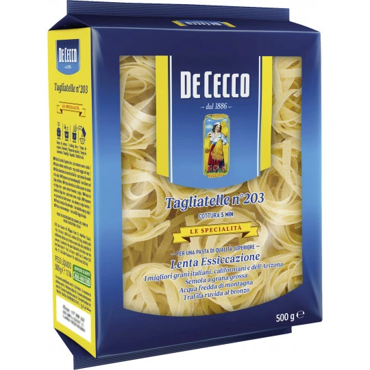 De Cecco Tagliatelle No 203 500G 1 De Cecco Tagliatelle No 203 500G