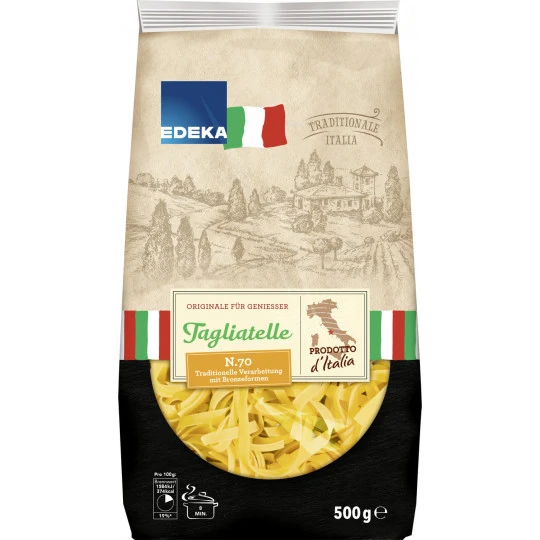 EDEKA Italia Nudeln Tagliatelle Gelb 500G