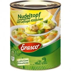 Erasco Nudeltopf Mit Geflügel-Klößchen 800G