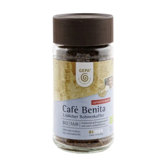 Bio Gepa Benita Entkoffeiniert 100G 1 Bio Gepa Benita Entkoffeiniert 100G