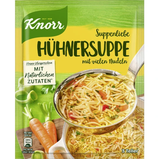 Knorr Suppenliebe Hühner Suppe 69G 1 Knorr Suppenliebe Hühner Suppe 69G