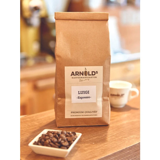 Arnolds Kaffeemanufaktur Luigi Espresso 1KG 1 Arnolds Kaffeemanufaktur Luigi Espresso 1KG