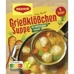 Maggi Guten Appetit Grießklößchen Suppe Ergibt 1L