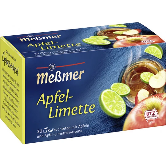 Meßmer Tee Apfel-Limette 20ST 50G 1 Meßmer Tee Apfel-Limette 20ST 50G