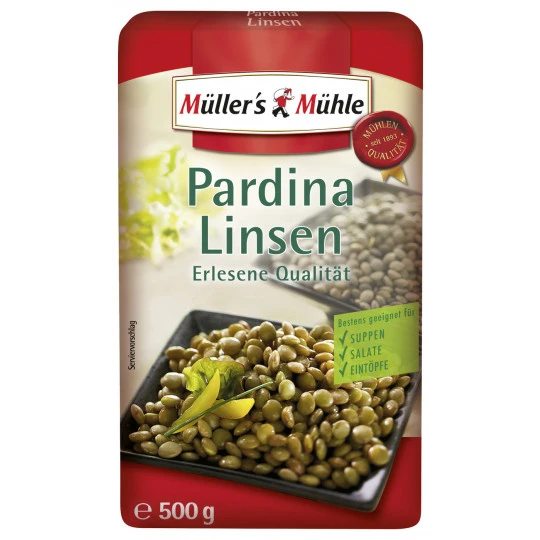 Müller's Mühle Pardina Linsen 500G 1 Müller's Mühle Pardina Linsen 500G
