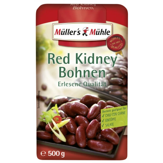 Müller's Mühle Red Kidney Bohnen 500G 1 Müller's Mühle Red Kidney Bohnen 500G