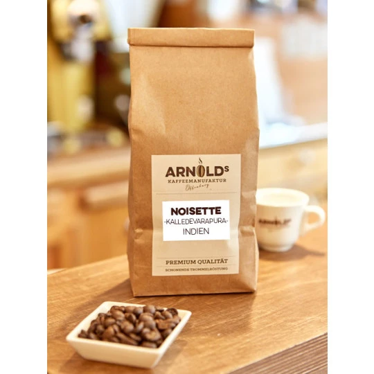 Arnolds Kaffeemanufaktur Noisette Indien Ganze Bohne 250G 1 Arnolds Kaffeemanufaktur Noisette Indien Ganze Bohne 250G