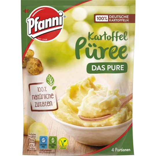 Pfanni Kartoffel Püree Das Pure 120G 1 Pfanni Kartoffel Püree Das Pure 120G