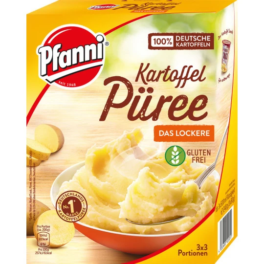 Pfanni Kartoffel Püree Das Lockere 3x80G 1 Pfanni Kartoffel Püree Das Lockere 3x80G