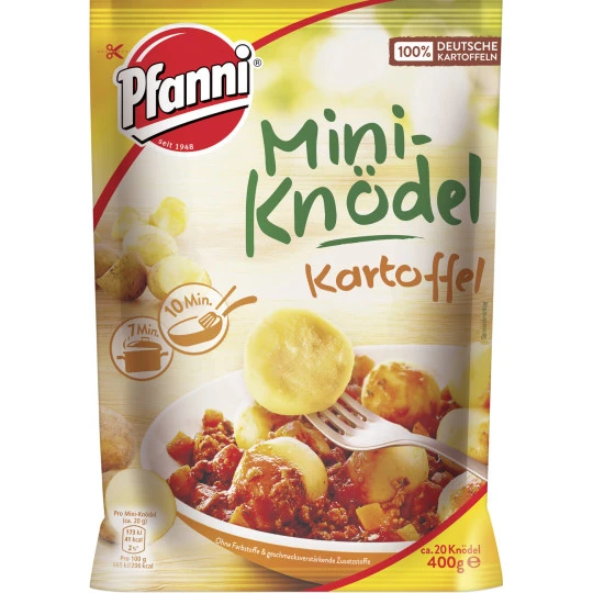 Pfanni Mini-Knödel Kartoffel 400 G 1 Pfanni Mini-Knödel Kartoffel 400 G