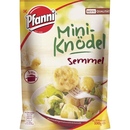 Pfanni Mini-Knödel Semmel 330G 1 Pfanni Mini-Knödel Semmel 330G