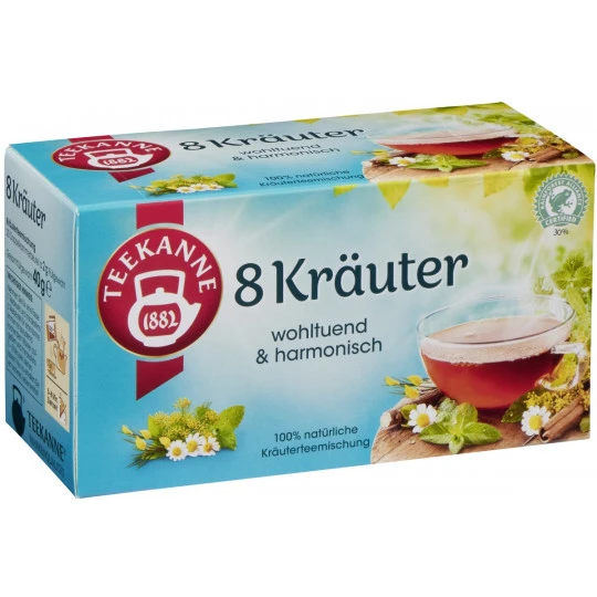 Teekanne 8 Kräuter 20ST 40G 1 Teekanne 8 Kräuter 20ST 40G